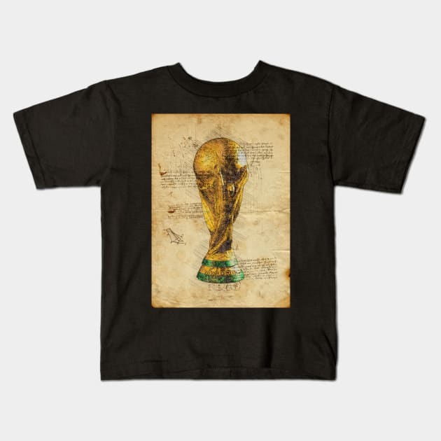 World cup Kids T-Shirt by Durro